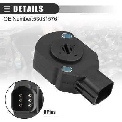 Throttle Position Sensor for Dodge Ram 2500 3500 Black