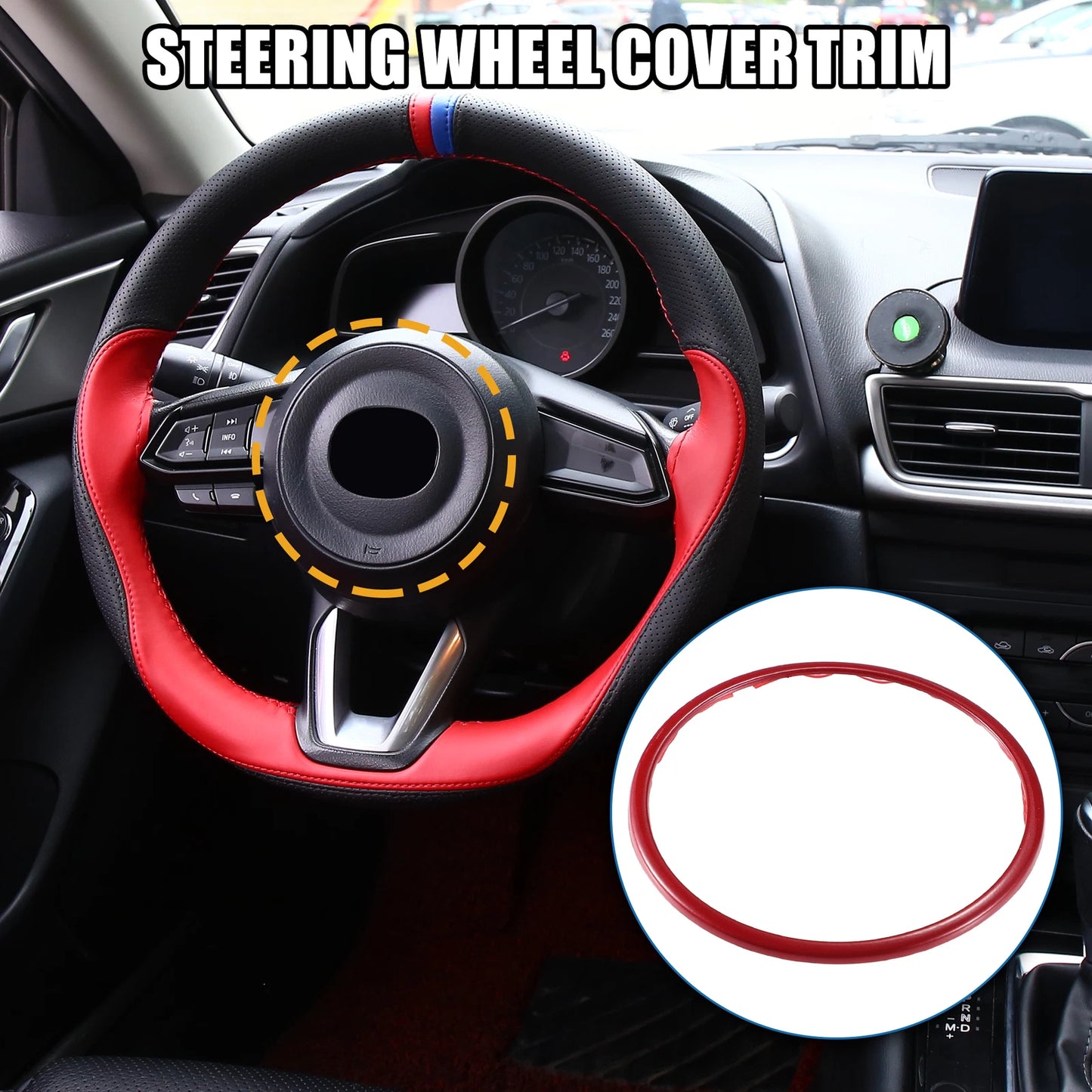 Steering Wheel Cover Trim for Mazda 3 (2014-2023)