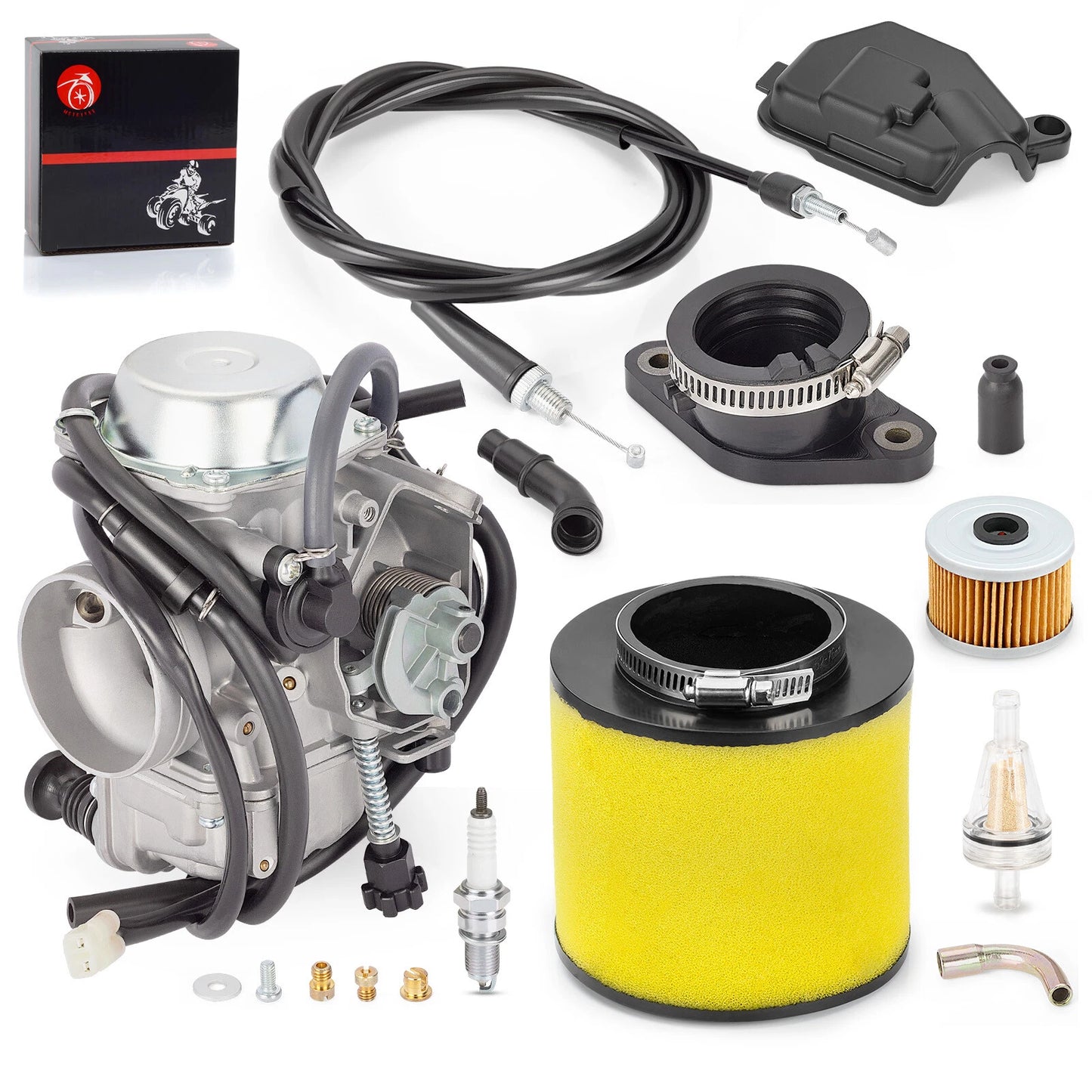 Carb Filter/Intake Manifold for Honda Rancher 350 (2000–2006)