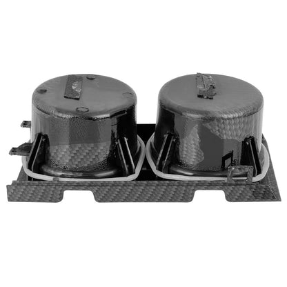 Car Center Console Cup Holder Carbon Fiber Pattern for BMW E46