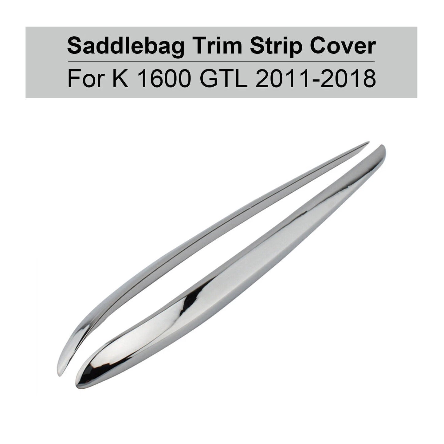 Chrome Side Panel Storage Box Trim for BMW K1600GTL (2011-2018)