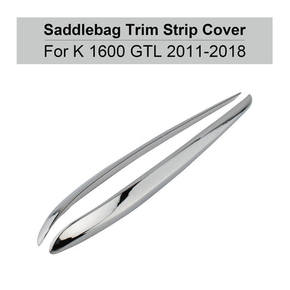 Chrome Side Panel Storage Box Trim for BMW K1600GTL (2011-2018)