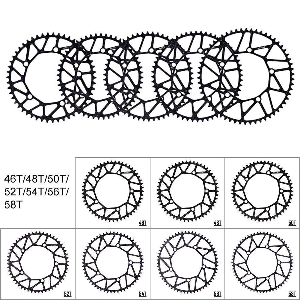 Narrow Wide Chainring 46-58T for 9/10/11 Speed Folding Bike BCD130mm