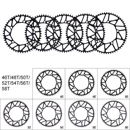 Narrow Wide Chainring 46-58T for 9/10/11 Speed Folding Bike BCD130mm