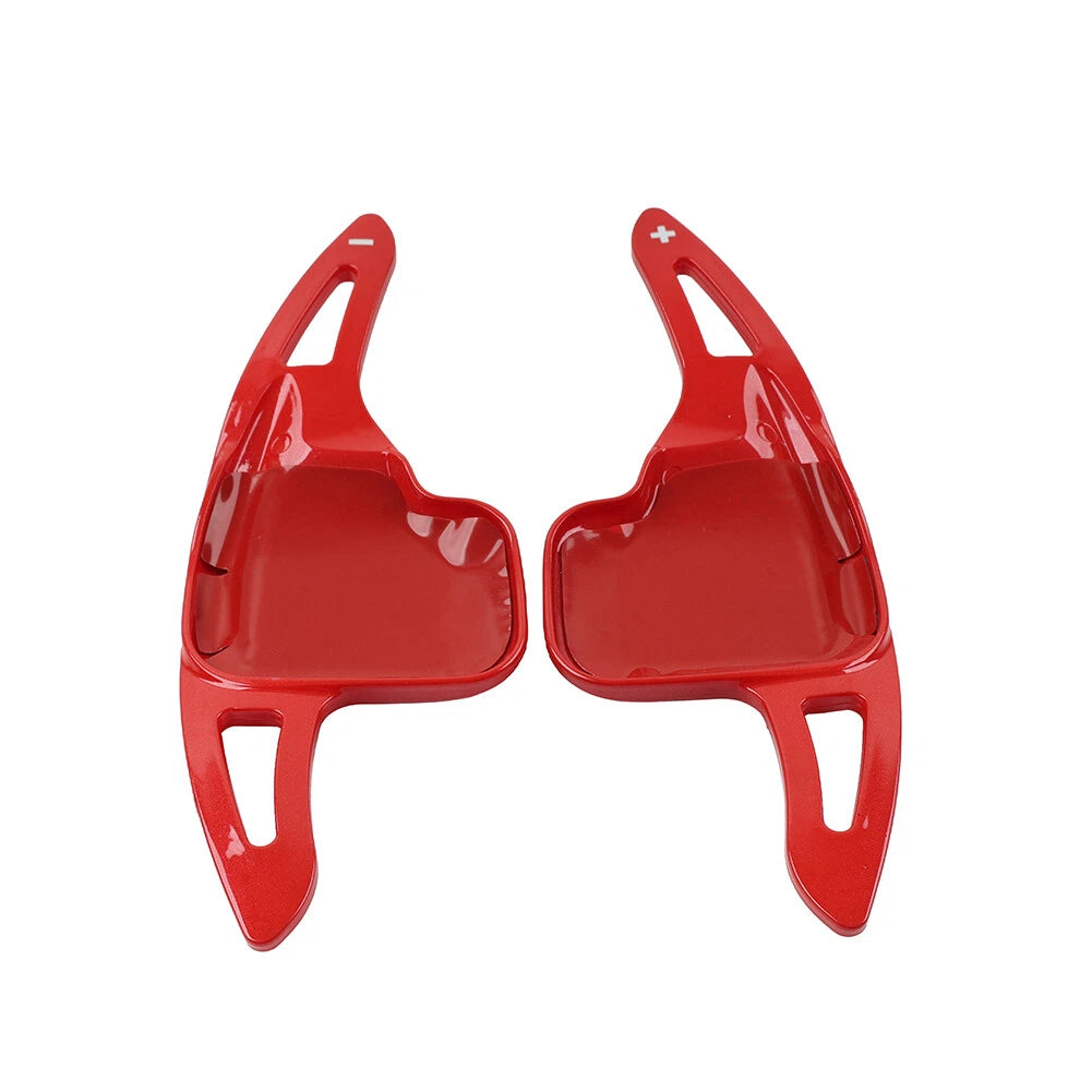 Red Steering Wheel Paddle Shifter Extensions for BMW 1 2 3 4 5 6 7 X1 X3