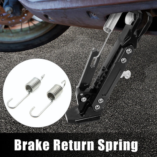 2 x 8cm Silver Tone Metal Motorcycle Brake Pedal Return Spring for Honda CG125