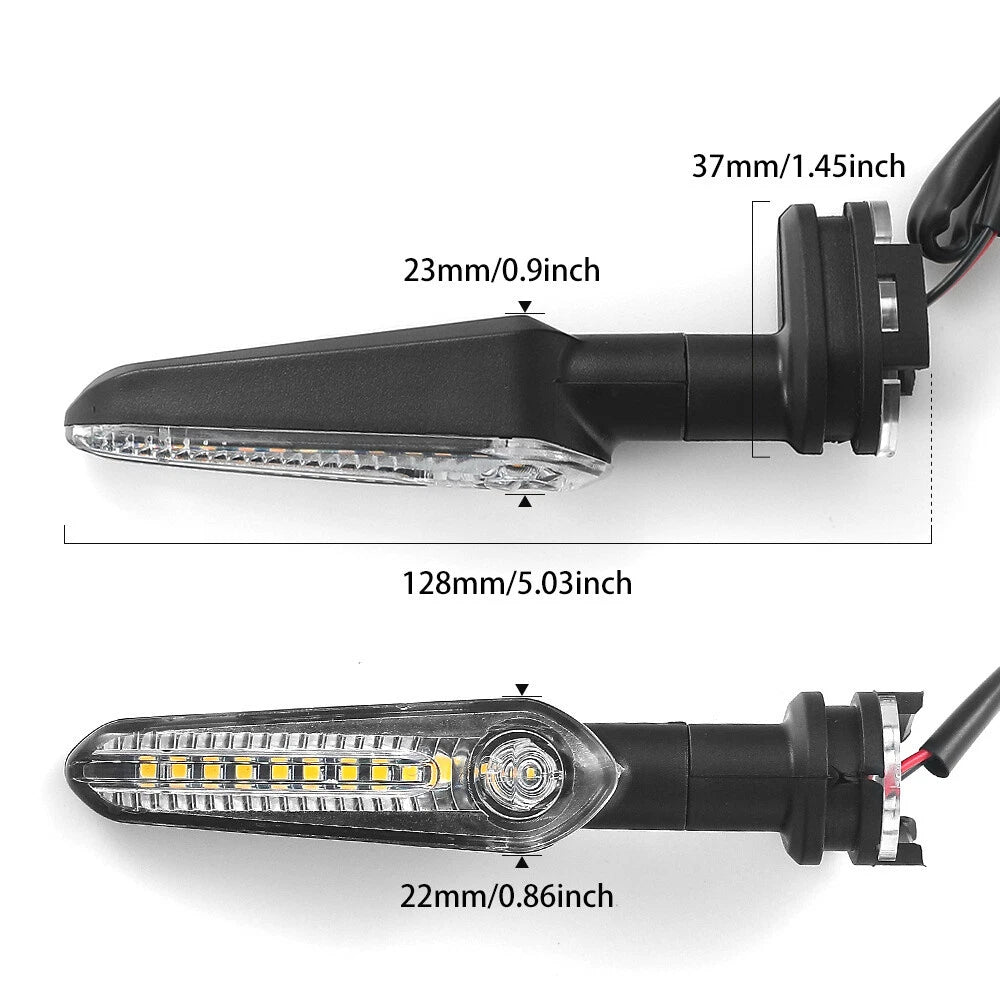 LED Turn Signal Indicator Lights for Yamaha MT07 MT09 Tracer 700 XJ6 FZ6 YZF