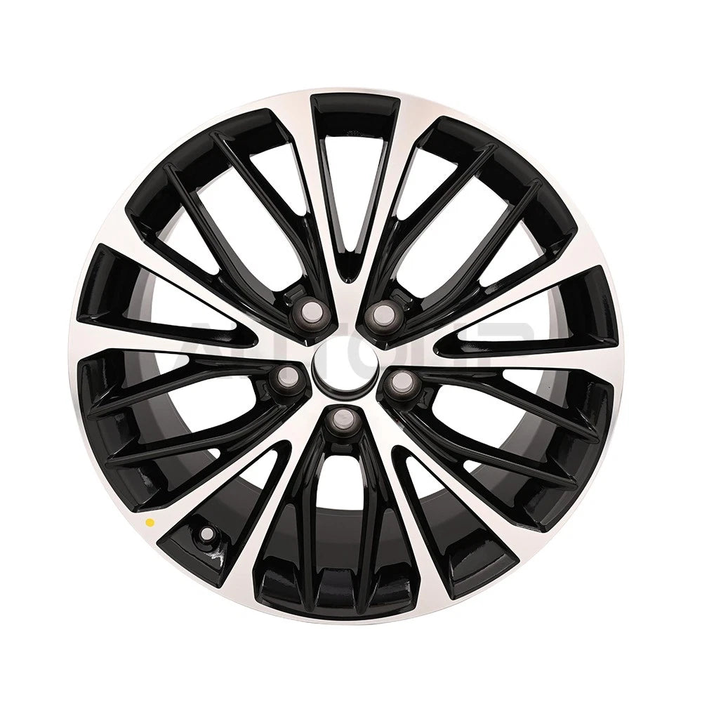 Wheel Machined Black 18 x 8 Inch for Toyota Camry SE (2018–2023)