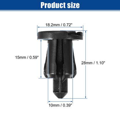 20 x Bumper Cover Push Type Retainer Clips for Nissan 240SX (1989-1998)