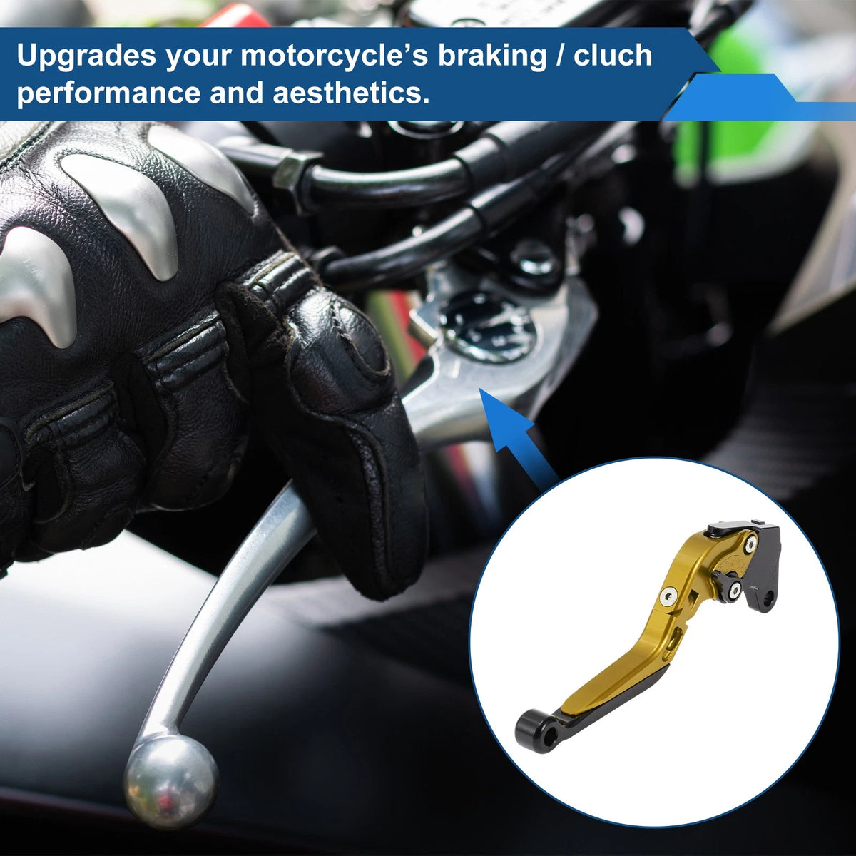 1 Pair Adjustable Short Long Brake Clutch Lever for Yamaha WR125X (2011–2013)