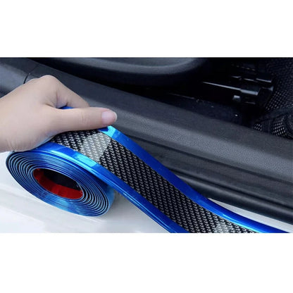 Carbon Fiber Car Scuff Plate Door Sill Cover Step Protector for Make & Model