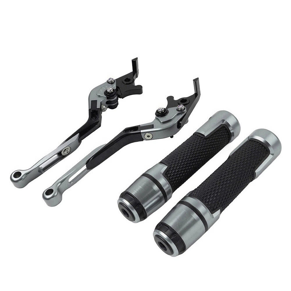 Extendable Brake Clutch Levers Grip Set for Kawasaki Z650 Z900 (2017-2023)