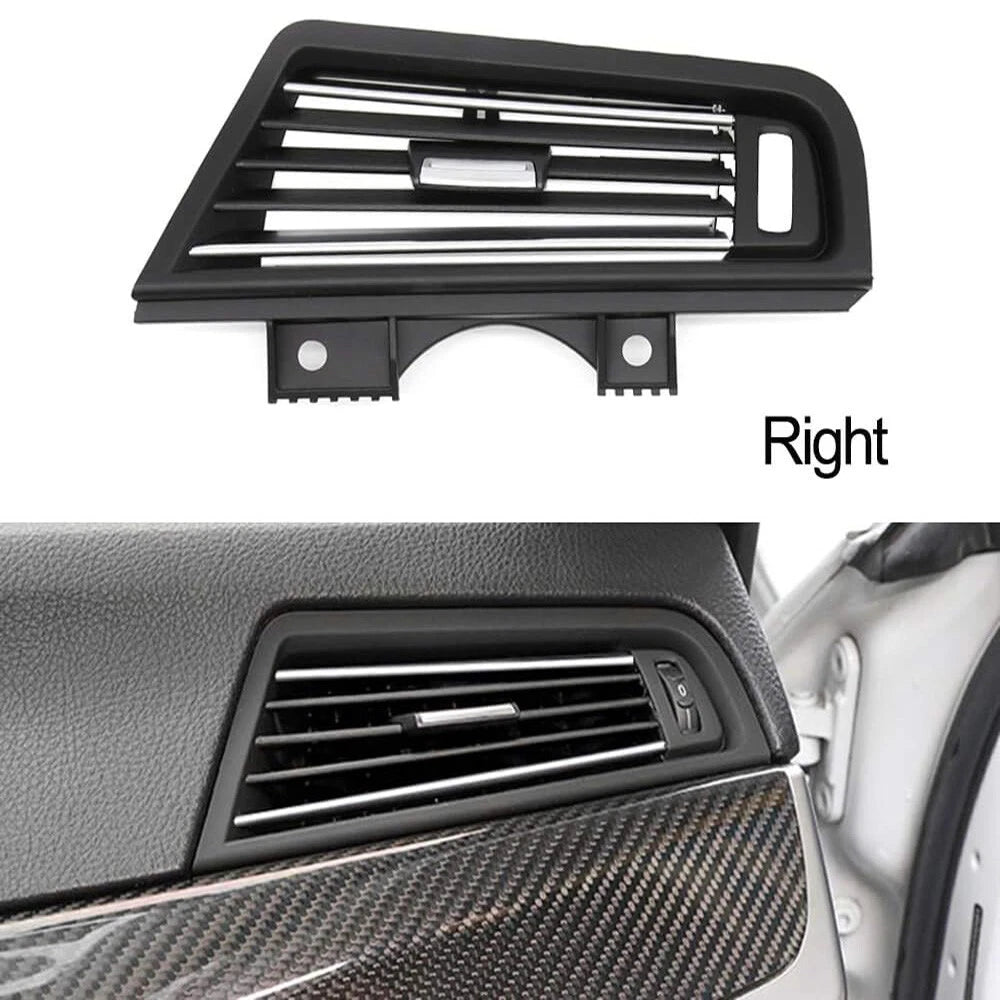 Chromed AC Vent Grille Cover for BMW Front Dashboard (2007-2013)
