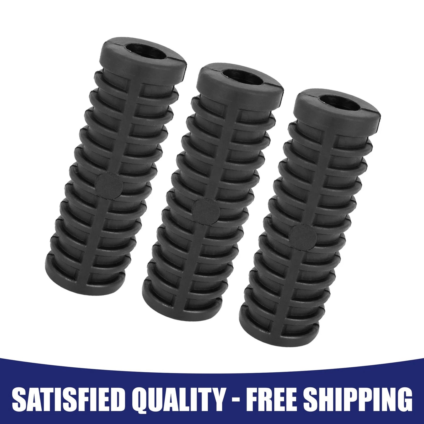 3 x 12mm Dia Gear Shifter Kick Start Lever Rubber for Motorcycle