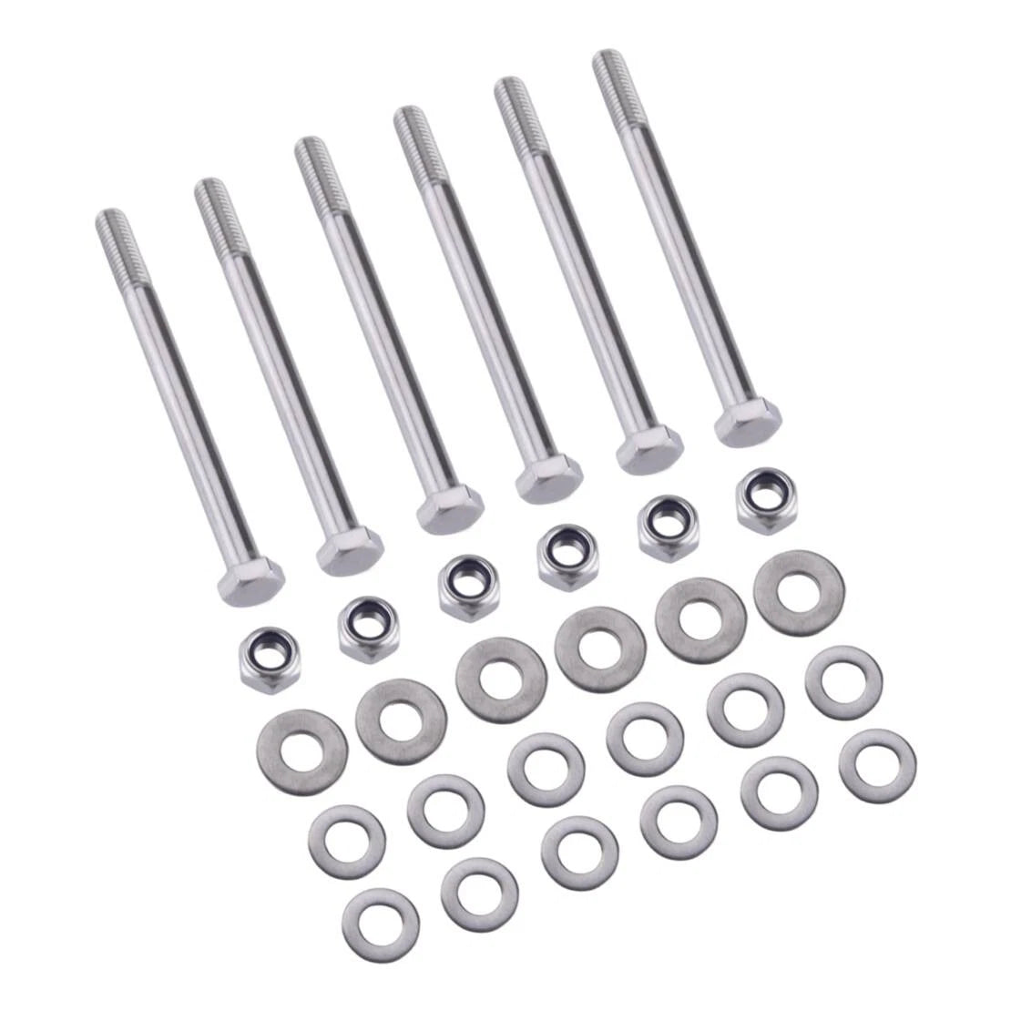 6 x Bulkhead Support Brackets & Bolts for Land Rover Series 2A & 3 (1961-1985)