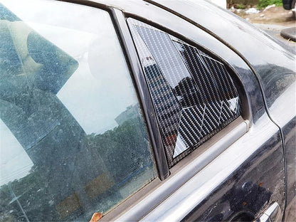 Carbon Fiber Look Quarter Window Louvers for Mitsubishi Lancer EVO (2001-2007)