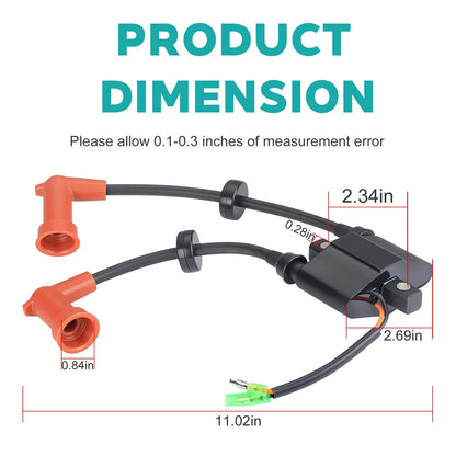 Ignition Coil Assembly for Yamaha 4-Stroke 15-25HP F15/F20/F25/T25 Outboard