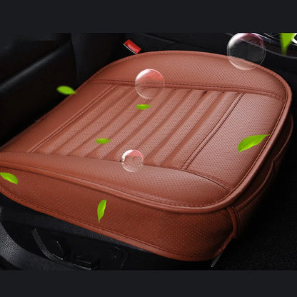 Front Seat Cover PU Leather Pad Mat for Car - Full Surround