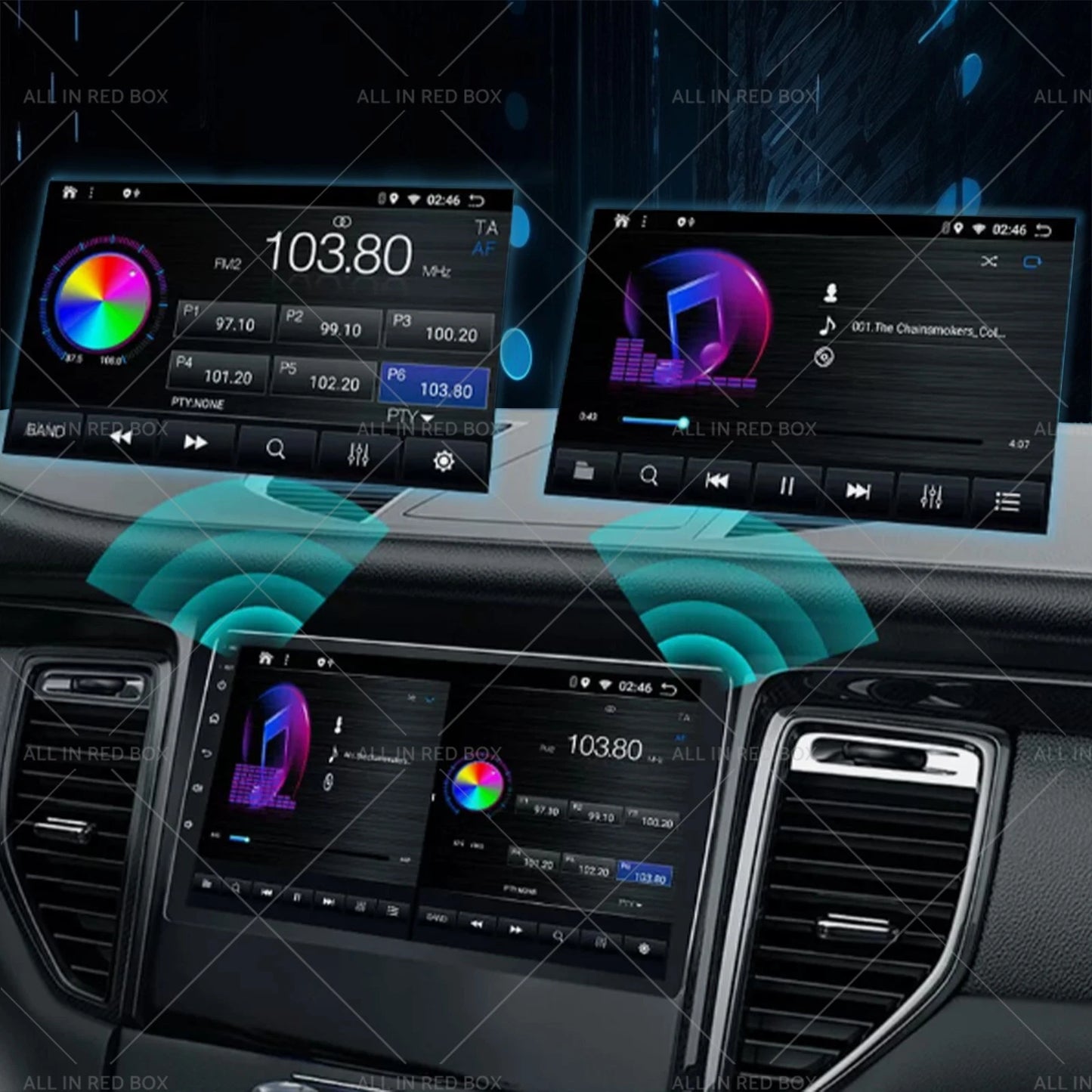 10" Car Head Unit for Toyota Kluger (2014-2019) - Apple CarPlay, Android Auto