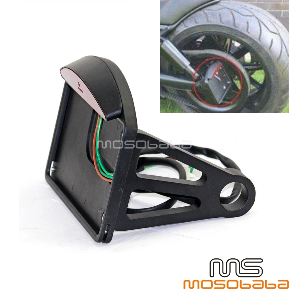 LED Brake Tail Light & License Plate Holder for Harley Motorcycle