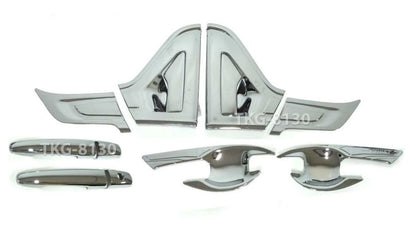 Chrome Door Catch Handle Bowl Cover for Suzuki Swift (2017-2018)