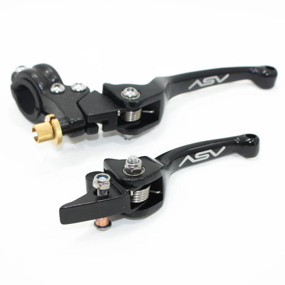 BLACK CNC Heavy Duty Clutch & Brake Lever Set for 125cc 150cc Dirt Bike