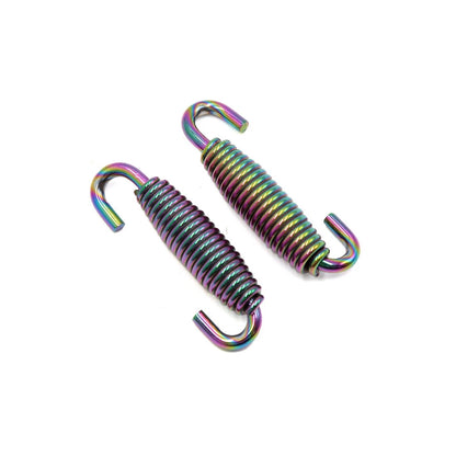 3 x 45mm Colorful Stainless Steel Exhaust Pipe Swivel Spring for Make Model