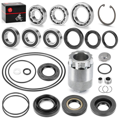 Rear Diff Axle Bearing Seal Nut Tool Kit for Honda Rancher TRX350 TE/TM/FE/FM