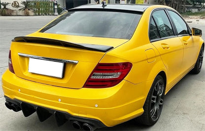 Rear R Style Spoiler Wing for Mercedes C-Class W204 Sedan (2008-2014)