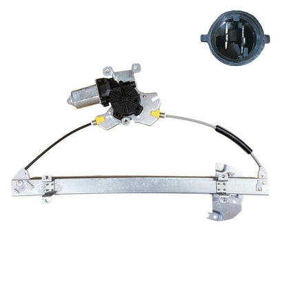 Front Left Window Regulator With 2 Pin Motor Nissan Navara D40 (2005–2015)