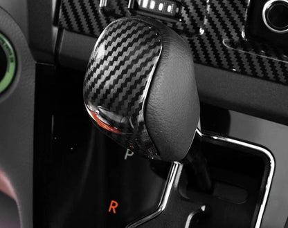 Inner Gear Shift Knob Carbon Fiber Lid Cover Trim for Toyota Sienna (2015-2020)