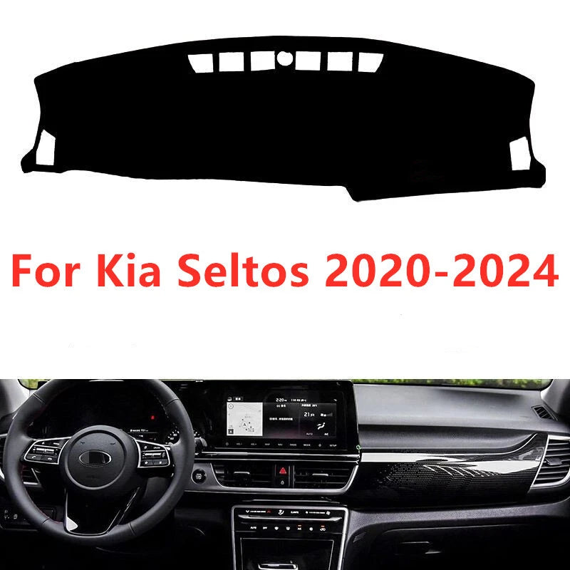 Dash Mat Sun Cover Pad for Kia Seltos (2020–2024)