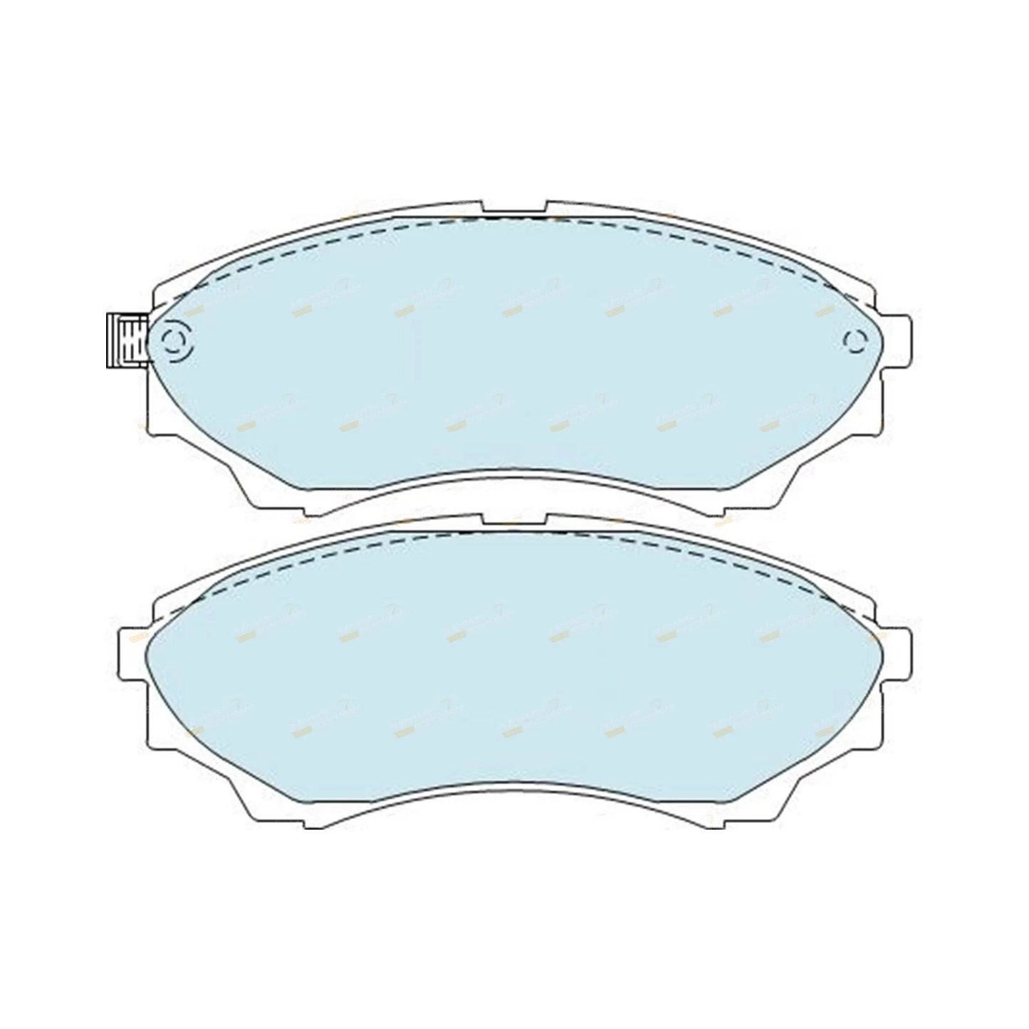 Front Disc Brake Pad Set for Mazda B4000 MJ 4.0L (2005 - 2006)