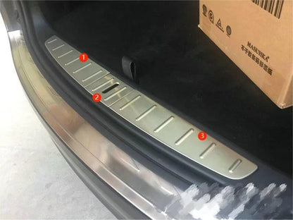 Stainless Steel Rear Inner Guard Bumper Cover Trim for Tesla Model X (2017-2023)