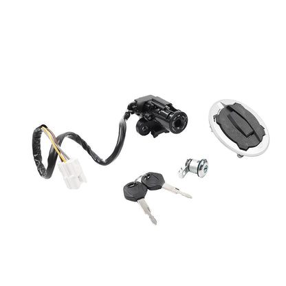Ignition Switch Lock Fuel Gas Cap Key Set for Kawasaki Ninja 650 Z650 (2017-2023)
