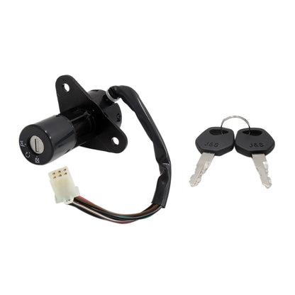 6 Wire Ignition Switch Lock w/ 2 Keys for Suzuki GS125
