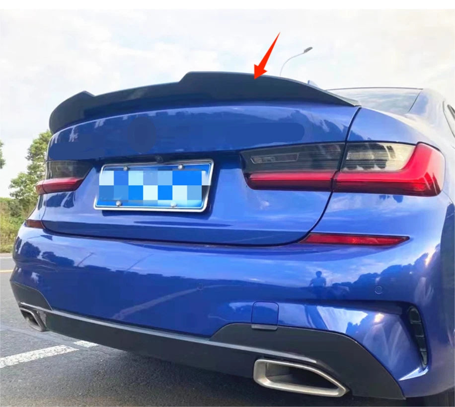 Rear Glossy Black Spoiler Wing for BMW 3 Series G20 G80 M3 Sedan (2019-2024)