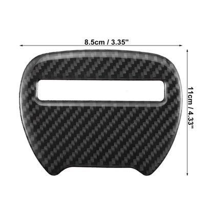 Steering Wheel Cover Trim for Dodge Challenger Carbon Fiber Pattern Black
