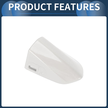 Front Left Door Handle Cover for Ford Mustang (2015-2020) ABS White 1 Pc