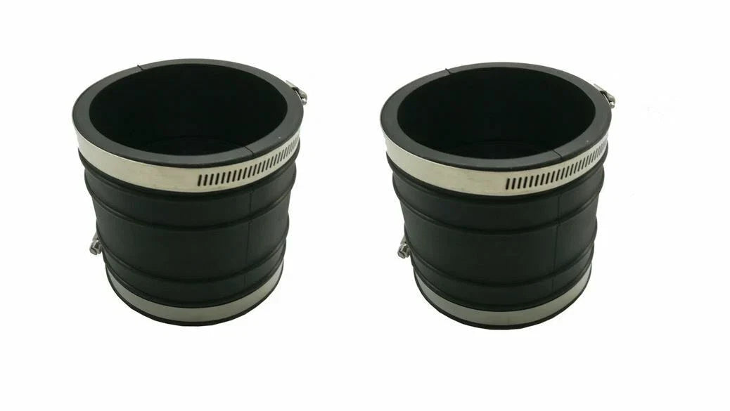 Upper Exhaust Pipe Bellows for Mercruiser 4" (Pack of 2)