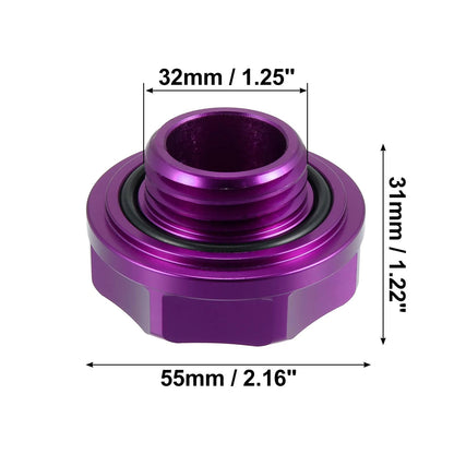 Aluminum Oil Filler Cap Cover Purple for Honda Civic (1996-2000)