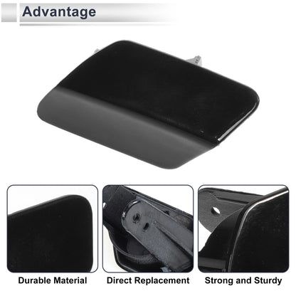 Bumper Headlight Washer Nozzle Cover for BMW 320i (2013-2018) Black