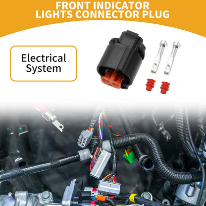 Pin Front Indicator Lights Connector Plug for Kawasaki