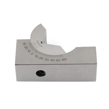 Adjustable Angle V Block Precision Gauge for Micro Milling Setup + Wrench