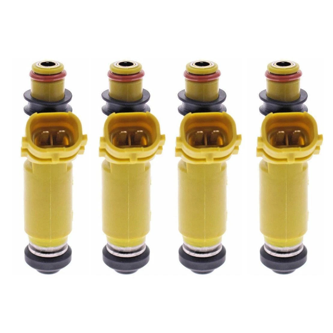 4 x Fuel Injectors for Mazda RX8 (2004-2008) Yellow Denso 195500-4450
