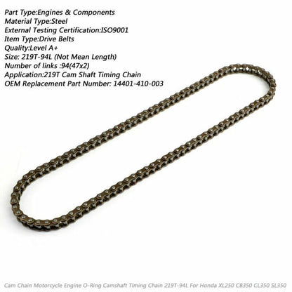Timing Chain for Honda TL250 XL250 CB350 CL350 SL350 (1968-1976)