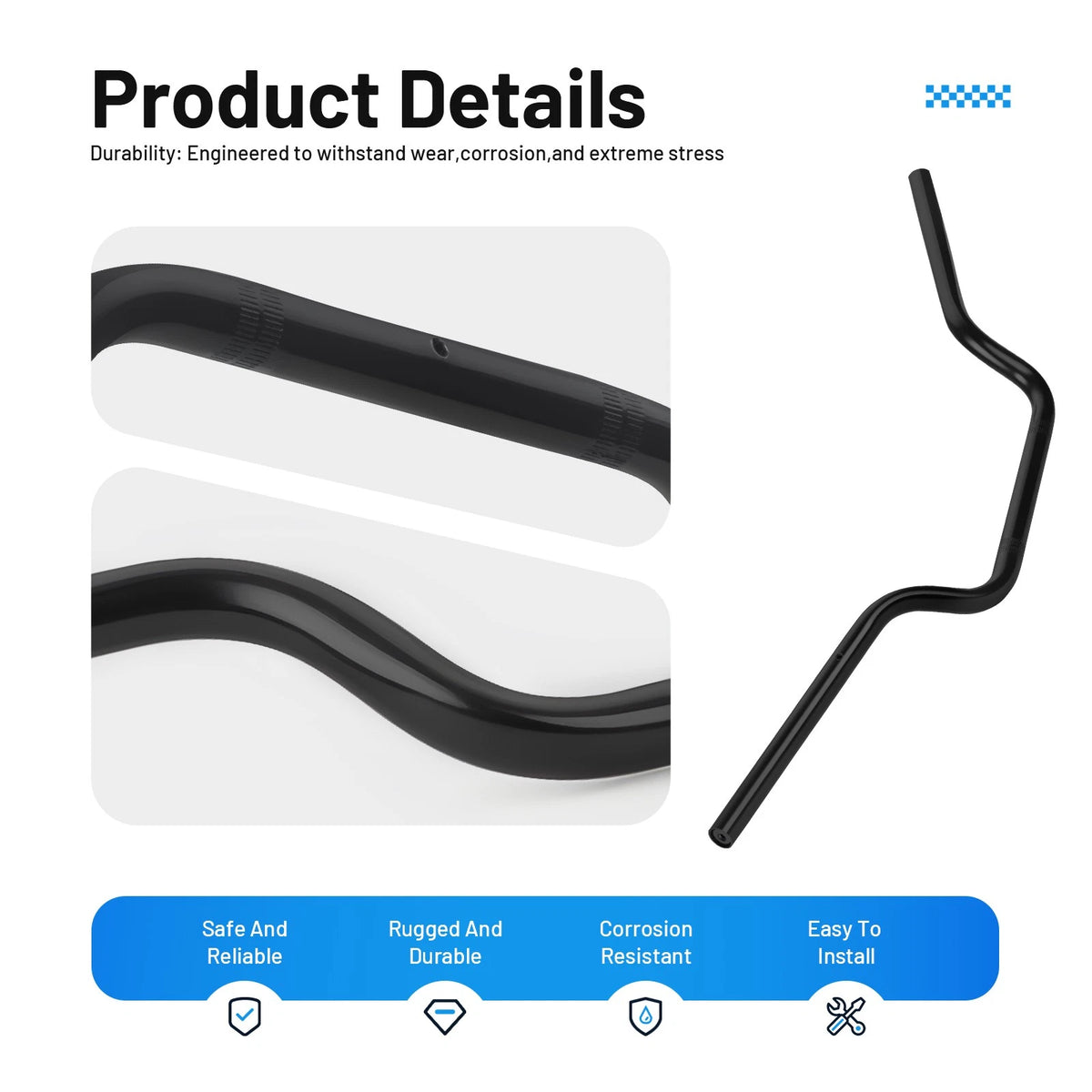 Heavy Duty Handlebar for Honda ATC200X/ATC250R/ATC350X (1983-1987)