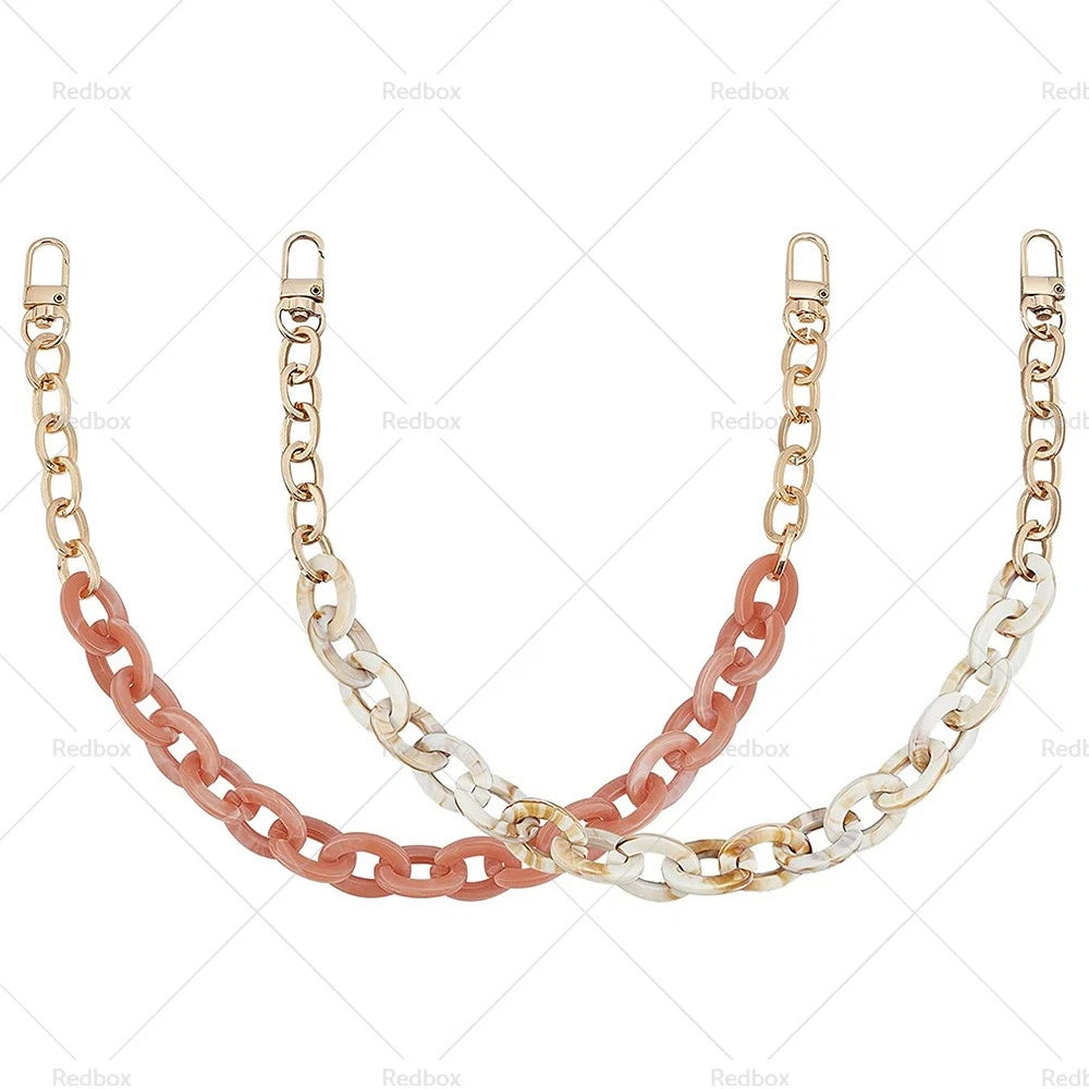 Resin Purse Chain Handle Acrylic Bag Strap for Clutches