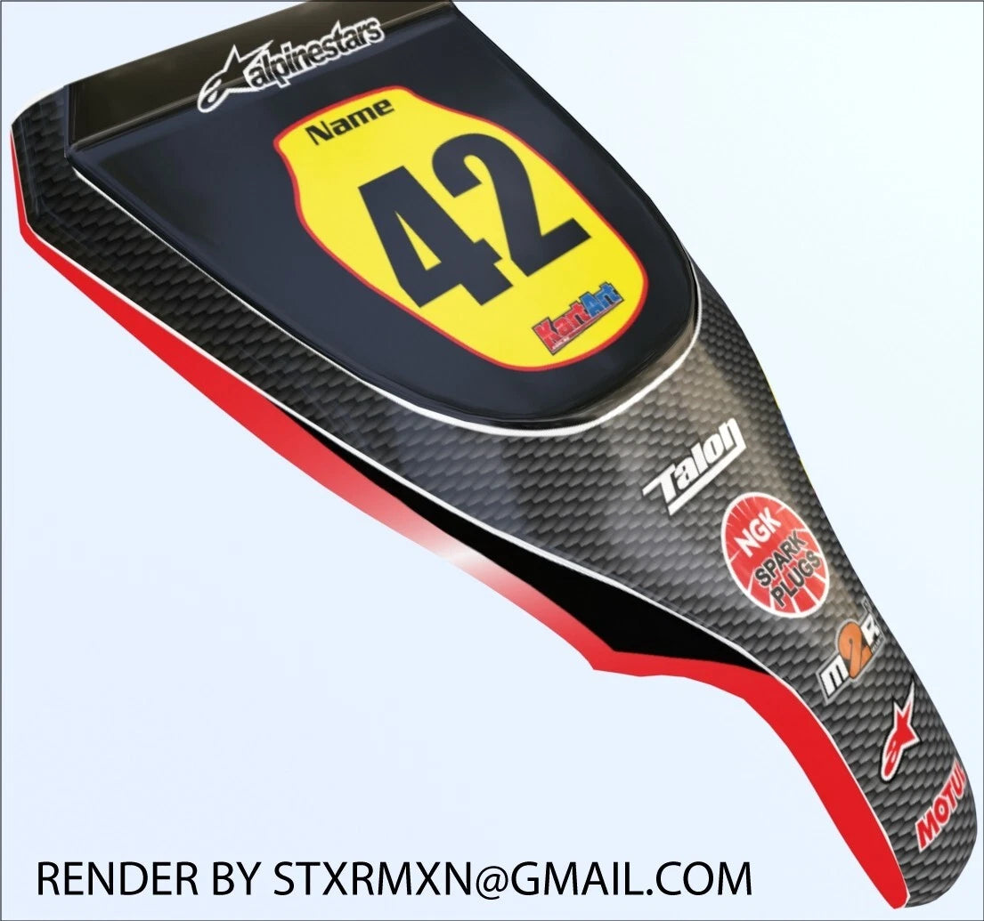 Arrow X5 KART ART Thunder Style Sticker Kit - Graphics Decals for Kart