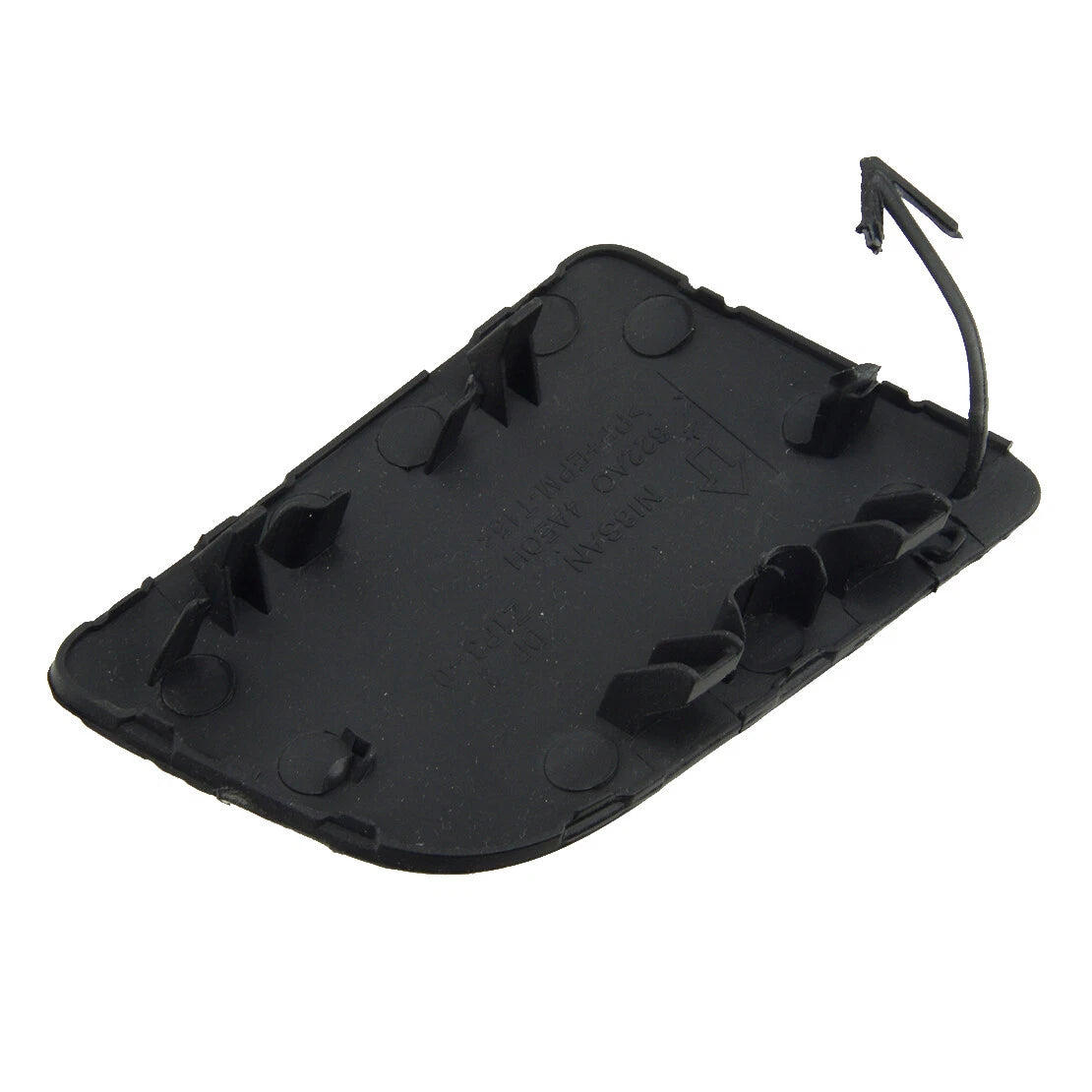 Black Front Bumper Tow Hook Cover for Nissan Sentra (2016-2019)